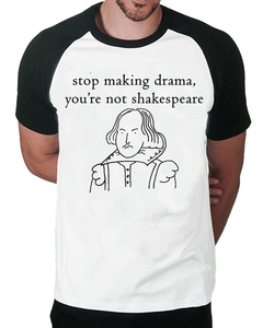 Camiseta Raglan Para de Drama - comprar online