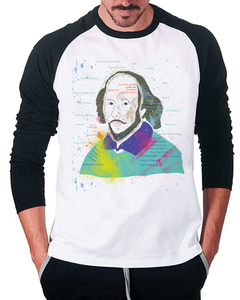 Camiseta Raglan Manga Longa Shakespeare - comprar online