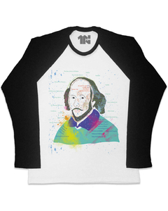 Camiseta Raglan Manga Longa Shakespeare