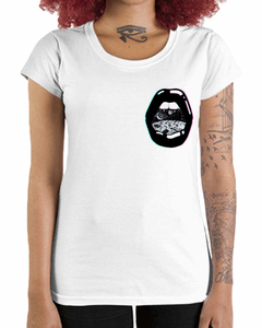 Camiseta Feminina Universo Labial de Bolso