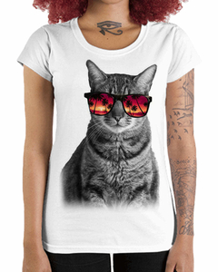 Camiseta Feminina Gato do Verão