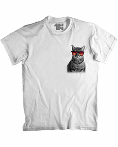 Camiseta Gato do Verão de Bolso