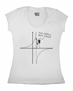 Camiseta Feminina You Shall Not Pass na internet