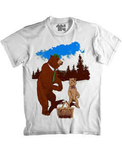 Camiseta Ursos no Piquenique
