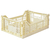 Caja plástica amarillo pastel - comprar online