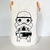 Contenedor stormtrooper manijas de cuero