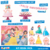 Kit Festa Decoração de Aniversário Princesas Disney 303059 - Piffer - comprar online