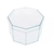 Caixa Acrílica Diamante Com Tampa Transparente 600ml Para Sobremesas na Caixa Cake Box Lembrancinhas e Presentes