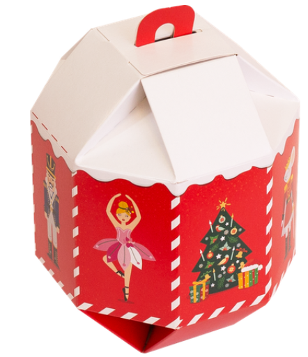 10un Caixa Bola de Natal Mágico 4499 - Ideia Embalagens