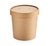 Pote e tampa de papel biodegradável 355ml - KRAFT DARNEL