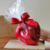 Kit 25 Embalagens Envelope Celofane para Ovo de Páscoa Coração de Chocolate 35x35cm Ouro, Verm ou Transp