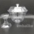 Taça Acrílica Diamante 1250ml Com Tampa e Pé Removível - 0469 Festplastik en internet