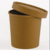 Pote e tampa de papel biodegradável 355ml - KRAFT DARNEL - Embalike