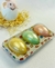 10un Embalagem Bandeja Para 3 Mini Ovos 50g Degustação - Flip Festas - Embalike festas e confeitaria