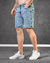 Bermuda Slim Jeans Básica Clara Marmorizada Holding Power©️ - Caunt Jeans