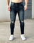 Calça Slim Fit Jeans Escura Destroyed Holding Power©️ - Caunt Jeans