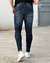 Calça Slim Fit Jeans Escura Destroyed Holding Power©️ - comprar online