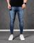 Calça Skinny Jeans Básica Escura Holding Power©️ - Caunt Jeans