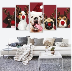 Mosaico De Placas Decorativas MDF Pet Shop Cachorro Natal