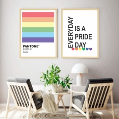 Conjunto de Quadros Decorativos LGBT Pride Day na internet
