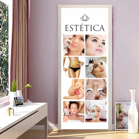 Adesivo Decorativo Parede Salão Estética Manicure Unhas M55