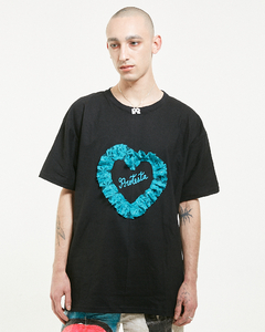 REMERA CORAZON TURQUESA