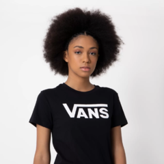 Camiseta Vans Classic Black Flying V Crew - comprar online