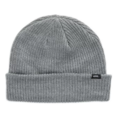 Touca da marca de skate Vans. A Core Basics Beanie é uma touca em 100% acrílico com estrias clássicas e punho com uma etiqueta simples da Vans presa com clipe.