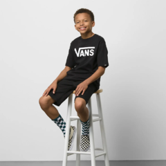 Camiseta Vans Classic Infantil Black White - comprar online