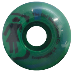 Roda Girl Green Logo 52mm