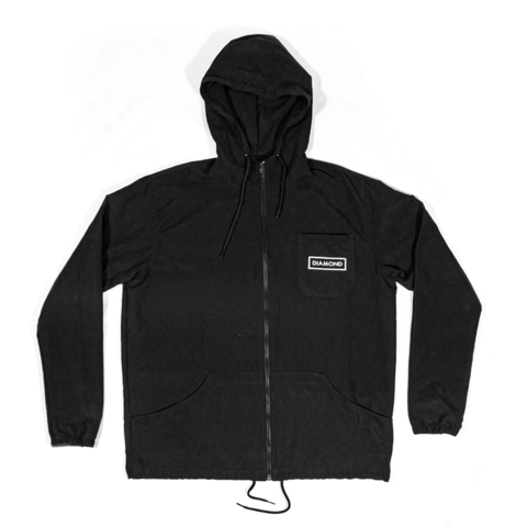 Diamond supply co zip up hoodie top