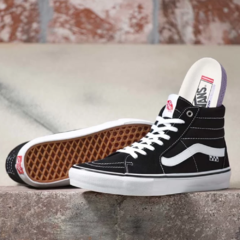 Tênis Vans Skate Sk8-Hi Black White