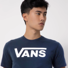Camiseta Vans Classic Navy White - Ratus Skate Shop
