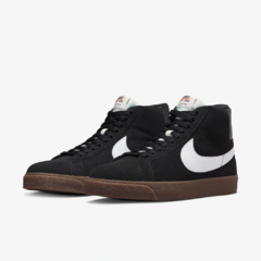 Tênis Nike SB Blazer Mid Pro GT Black/White na internet