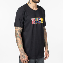 Camiseta RVCA Balance Stack Black na internet