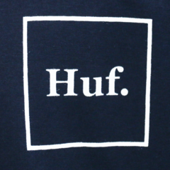 Camiseta HUF ML Essentials Domestic Box Navy na internet