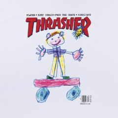 Camiseta Thrasher Kid Cover April95 White na internet