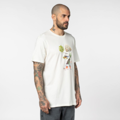 Camiseta RVCA Gordon Painter Off White na internet