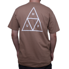 Camiseta HUF Essentials TT Bege na internet