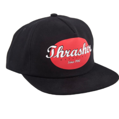 Boné Thrasher Snapback Oval Black - comprar online