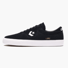 Tênis Converse Louie Lopez Pro OX All Black Black White