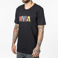 Camiseta RVCA Balance Stack Black - Ratus Skate Shop