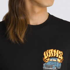 Camiseta Vans Running On Black - Ratus Skate Shop