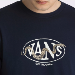 Camiseta Vans Snaked Center Navy na internet