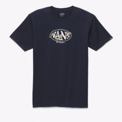 Camiseta Vans Snaked Center Navy - Ratus Skate Shop