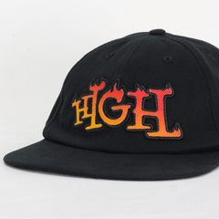 Boné High 6 Panel Think Black na internet