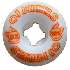 Roda OJ Wheels From Concentrate White Orange 53mm