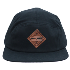 Boné Narina 5-Panel Preto Path Queimado