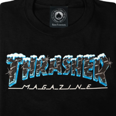 Camiseta Thrasher Black Ice Logo Black - comprar online