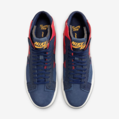 Tênis Nike SB Zoom Blazer Mid Navy/Red - Ratus Skate Shop